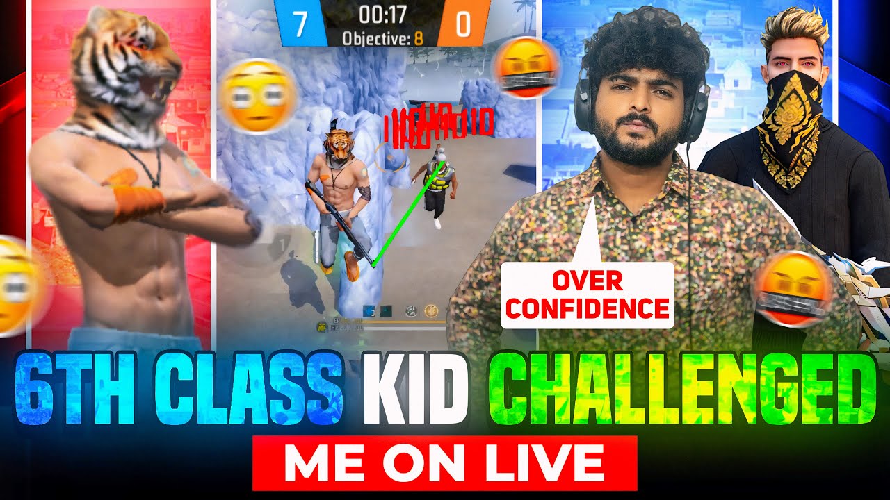 Over Acting Kid Challenged Me On Live 😳!
