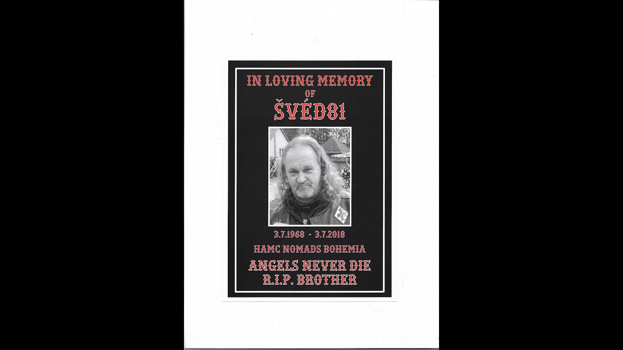 Hells Angels M. C. Nomads Bohemia - Funeral Sved