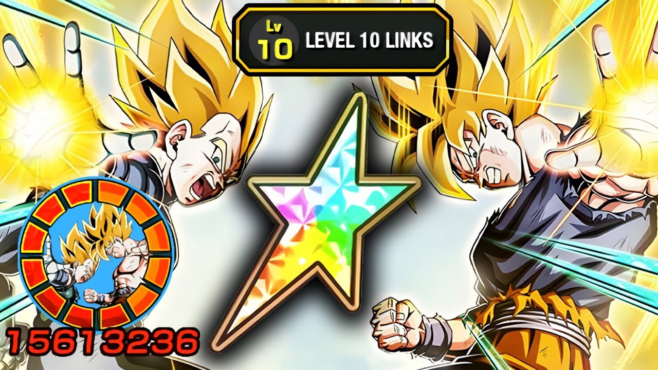 100% NEW AGL LR SSJ GOKU & VEGETA LEVEL 10 LINKS SHOWCASE! Dragon Ball Z Dokkan Battle