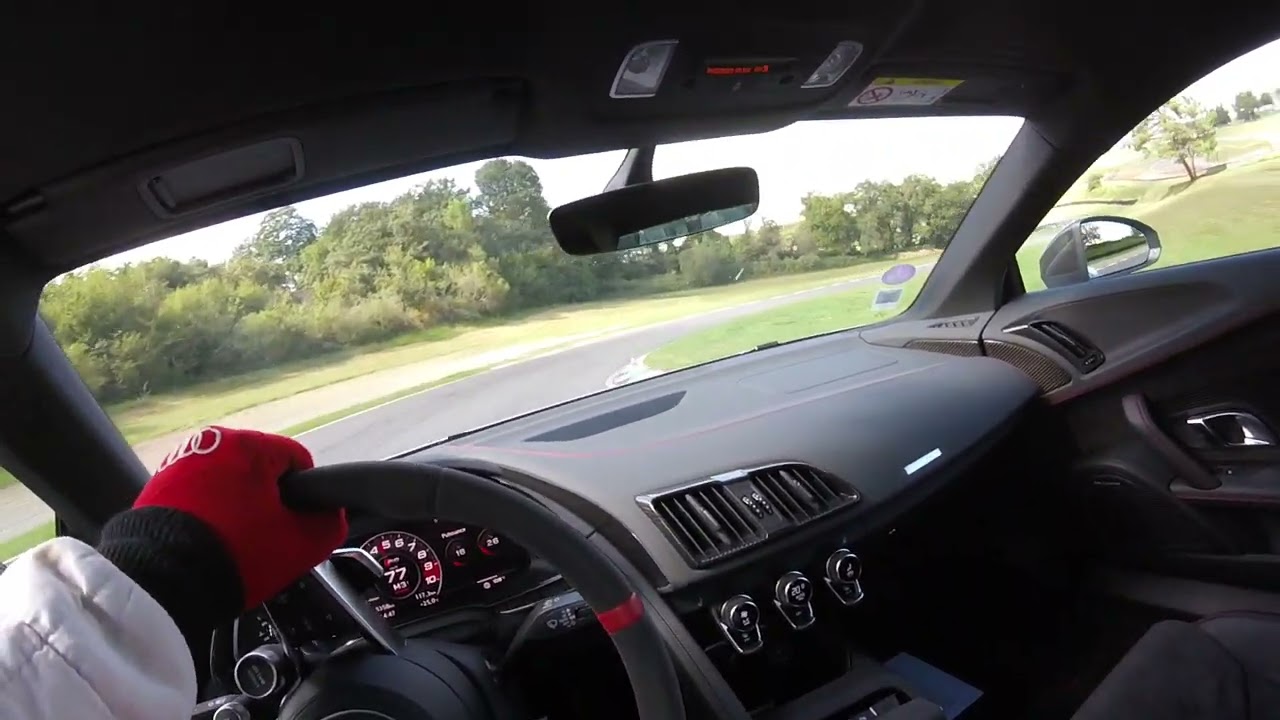 Audi R8 GT - On Board - Circuit de Pau Arnos