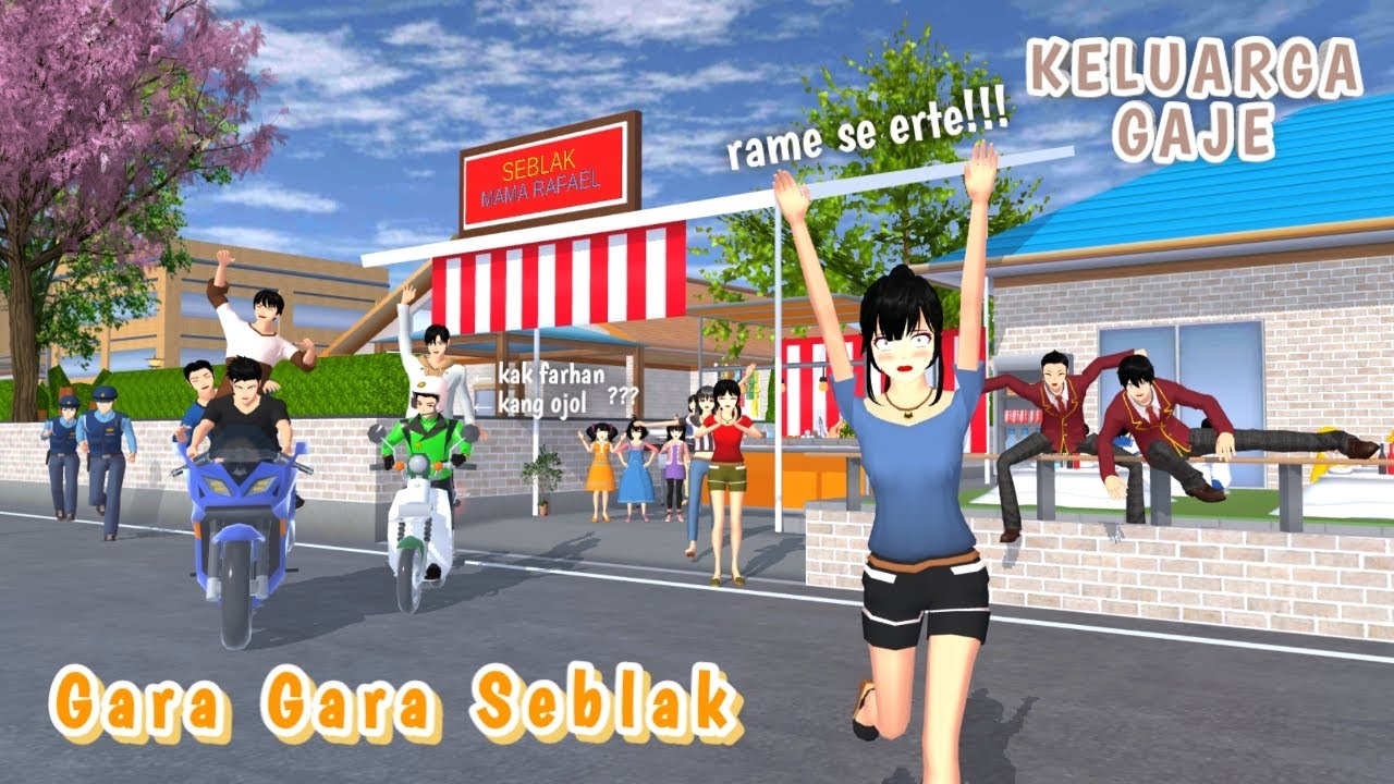 KELUARGA GAJE [GARA GARA SEBLAK] || DRAMA SAKURA SCHOOL SIMULATOR