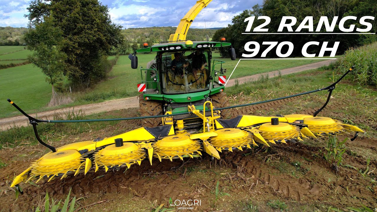 🌽 9900i | 12 RANGS | 970CH :  la plus GROSSE ensileuse de JOHN DEERE / Terre-Comtoise ! 🦌😍