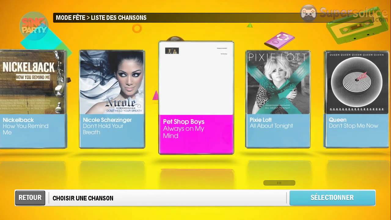 Sing Party : La playlist complète en vidéo