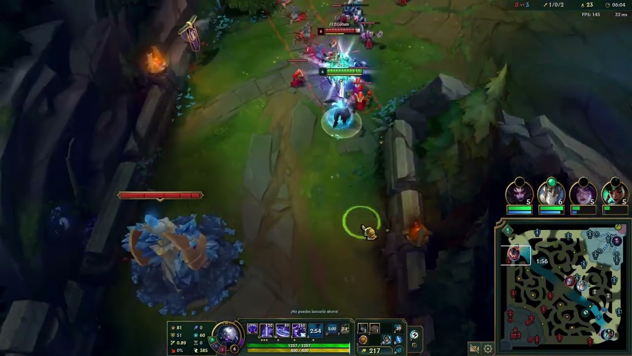 Arruinando la jungla de Diana desde level 1 | Shen vs Rumble Top