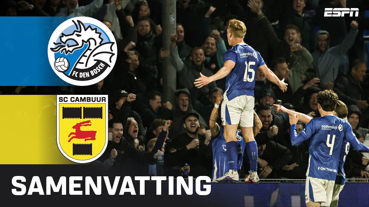 😳 MARK DIEMERS mist PENALTY en Jack de Vries BELANGRIJK 💙  | Samenvatting FC Den Bosch - SC Cambuur