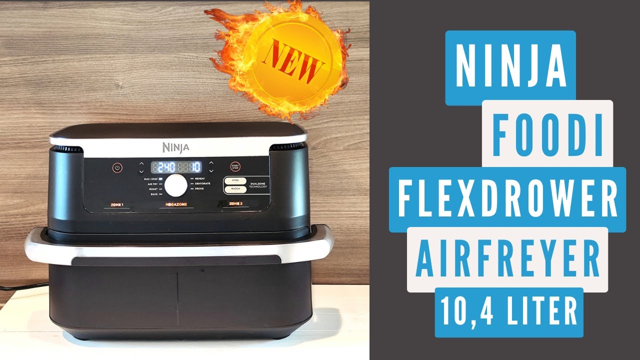 Ninja Flexdrawer Heißluftfritteuse im Test  I  Ist sie ein guter Ofenersatz? ++Produktvorstellung++