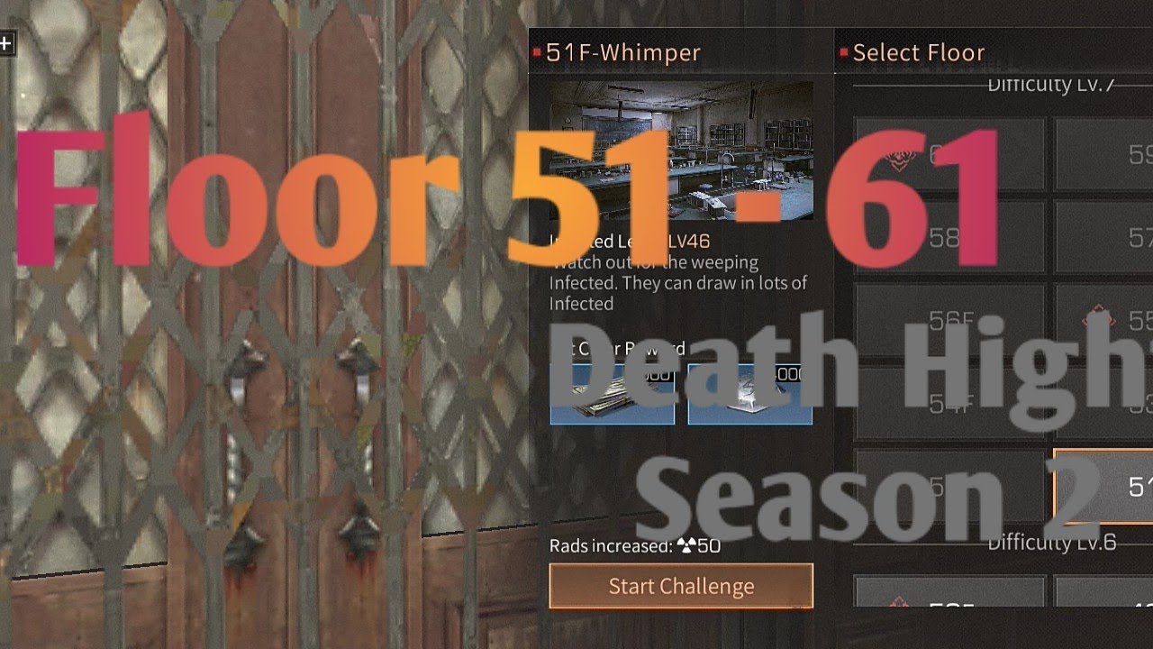 Death High Floor 51 ~ 61 With Trick Season 2 LifeAfter