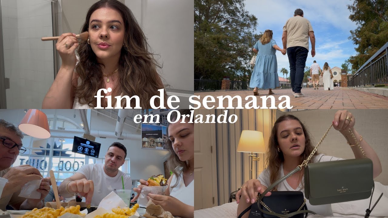 Dias em família, arrume-se comigo, compras no outlet, missa em Orlando e preparando jantar