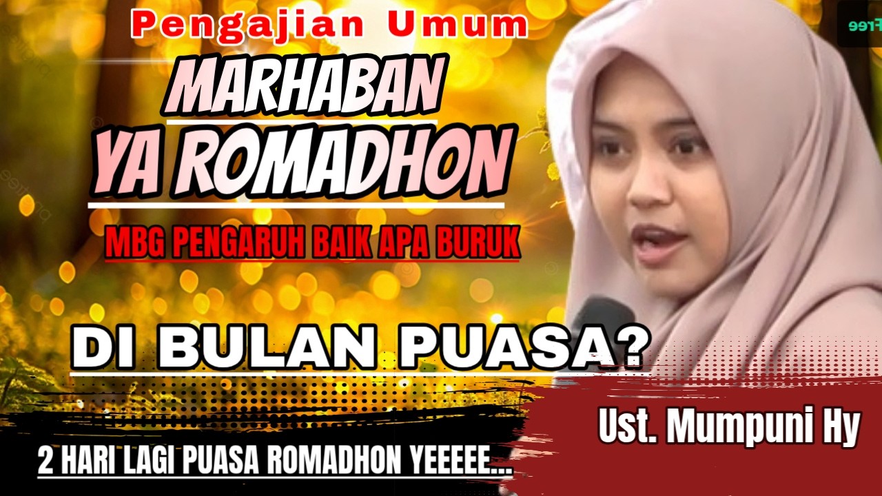 #MUMPUNI LUACU TERBARU | JELANG ROMADHON MBG TETAP JALAN?
