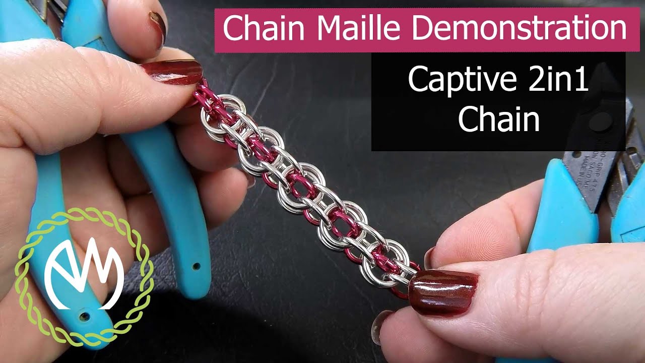 Chain Maille Tutorial - Captive 2in1 Chain