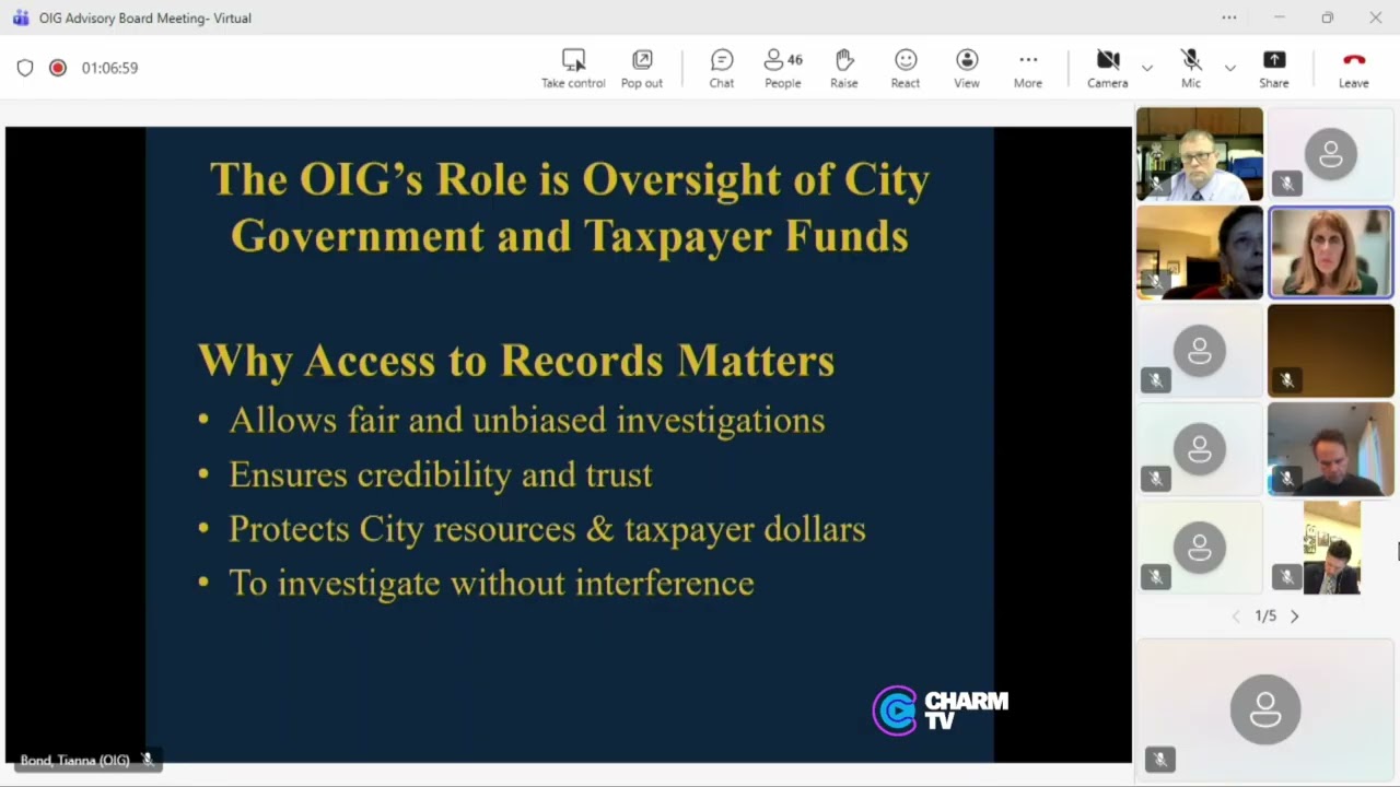 The Office of the Inspector General Advisory Board; February 10, 2026