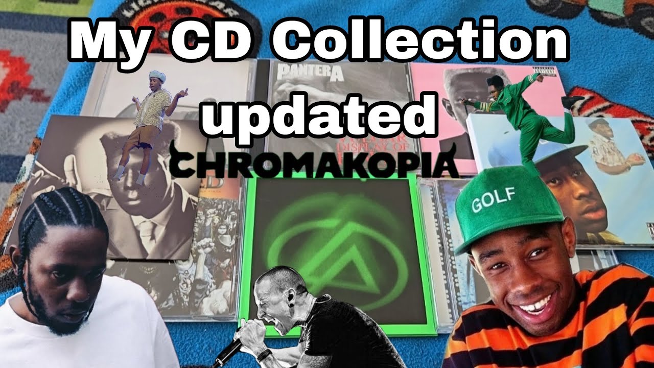 MY CD COLLECTION UPDATE! (Tyler, the creator, Kendrick lamar, linkin park)