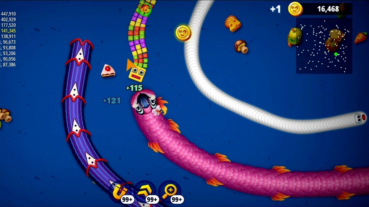 Worms Zone 🪱 gameplay level Mobile #gaming