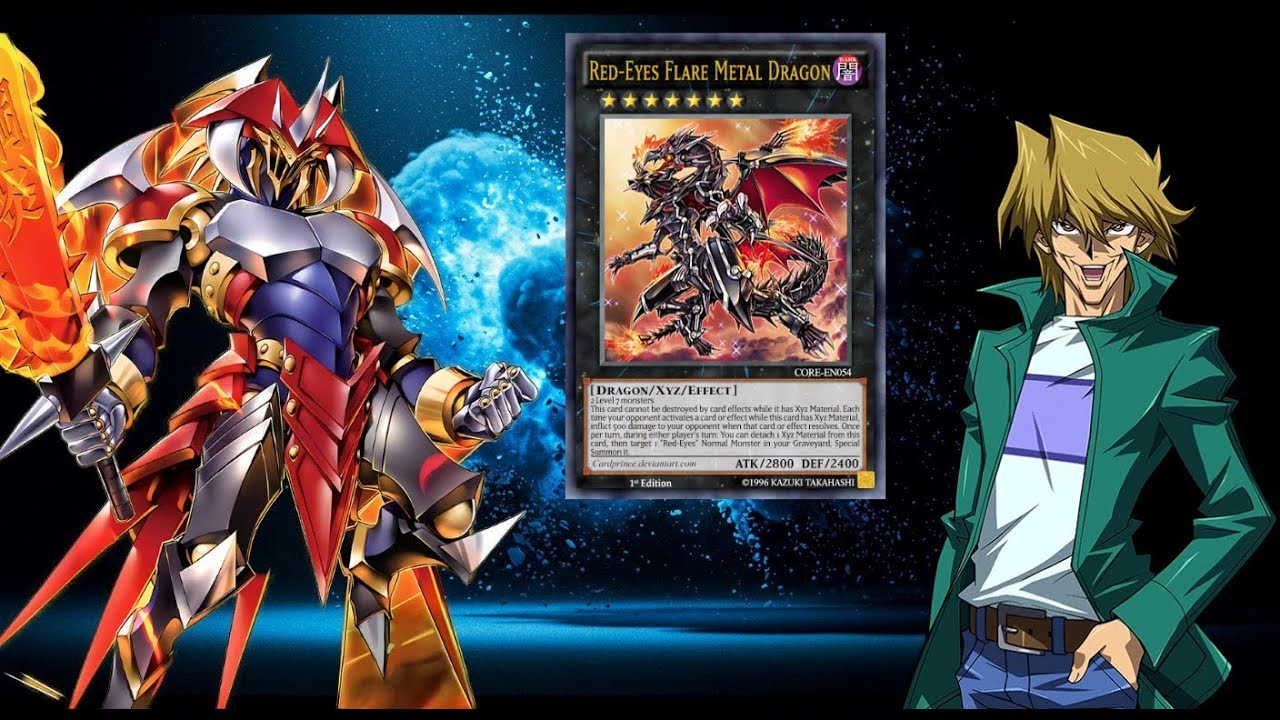 (Ygopro MDPRO3 )burn Red-Eyes Flare Metal Dragon deck,Metal Flame Swordsman