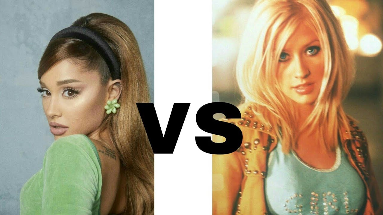 Ariana Grande Vs Christina Aguilera  Falsetto/Head Voice battle (Bb5-F#6)