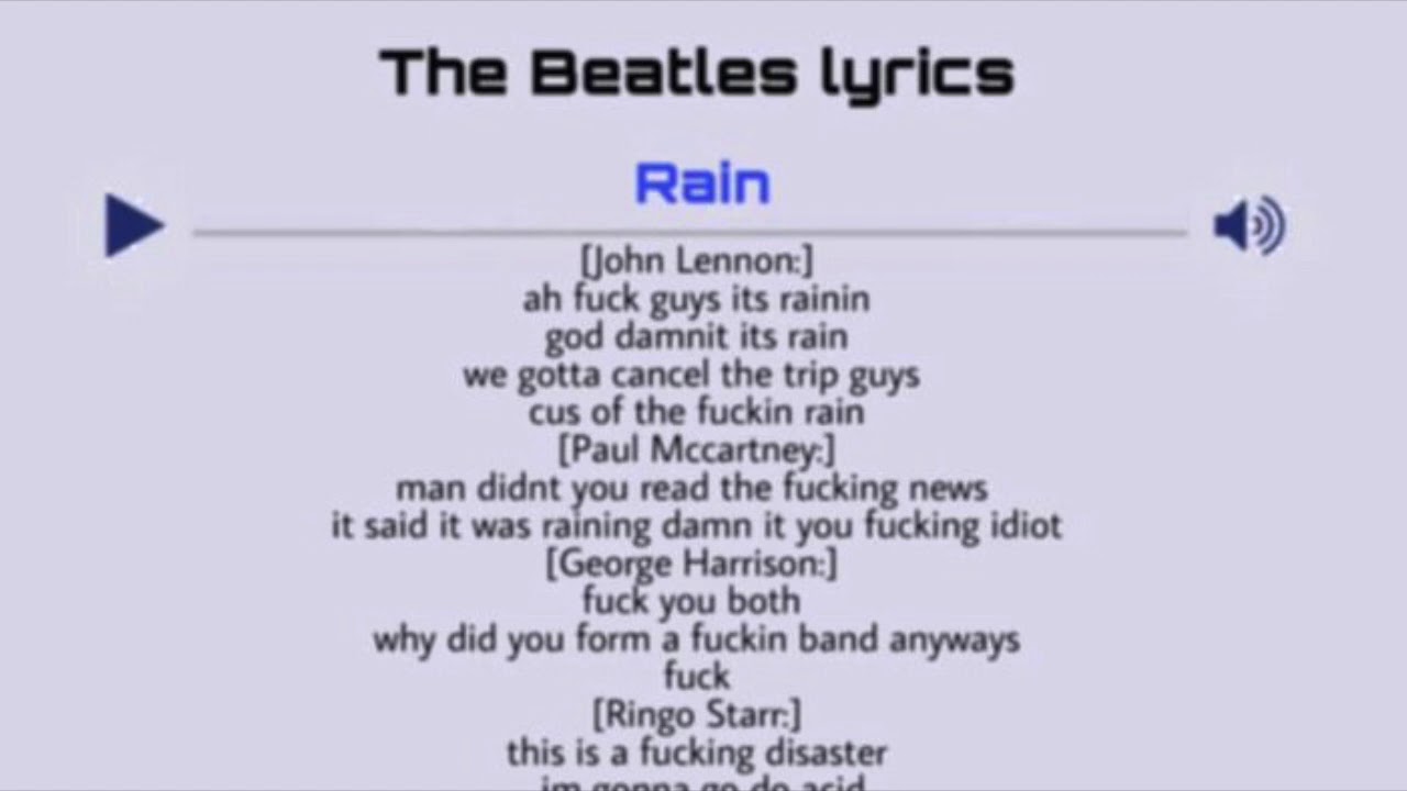 The Beatles - Rain