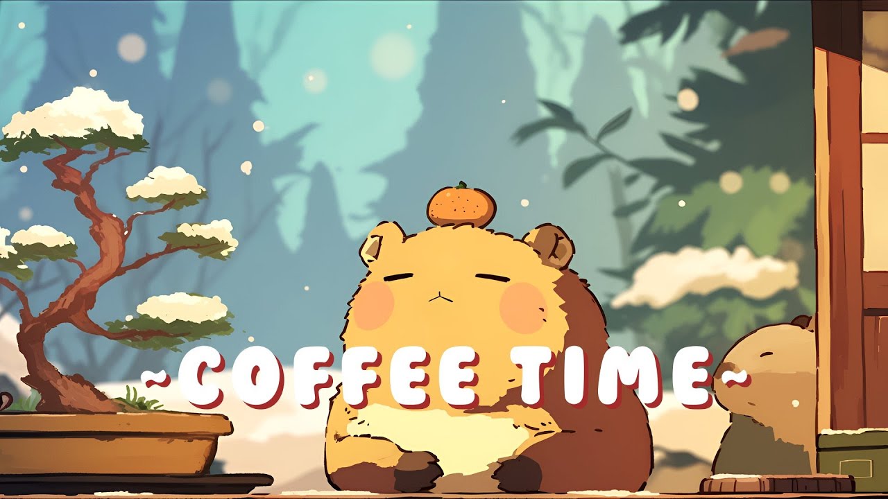Capybara Beat Station - Cozy Japanese Lofi Mix ~ Zen Moments ~ 🦫 🌿 ☕