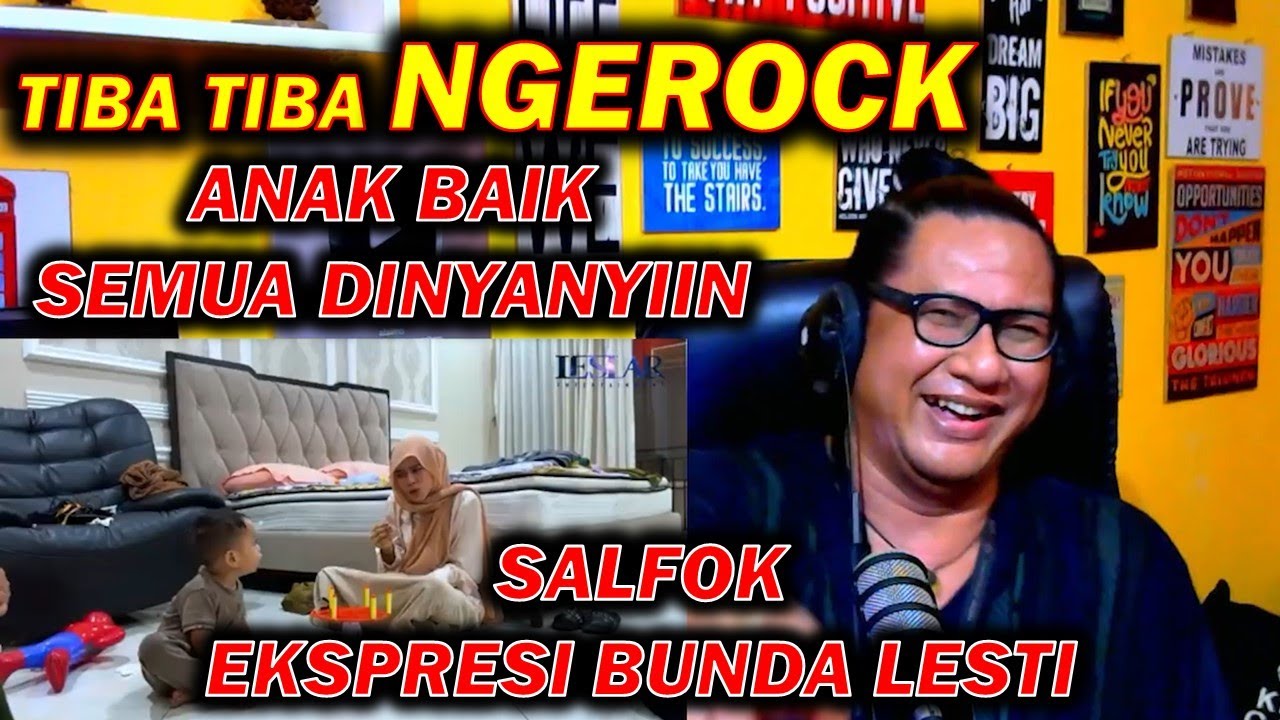 ABANG L BIKIN KAGET 1 LAGU DIBUAT BEBERAPA GENRE | SALFOK BUNDA LESTI DENGAR ABANG L BAWA LAGU ROK