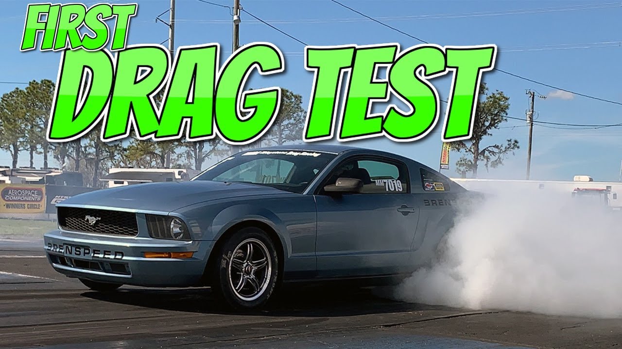 Coyote Swap Mustang First Drag Test (Bradenton 2019) S197 at Brenspeed