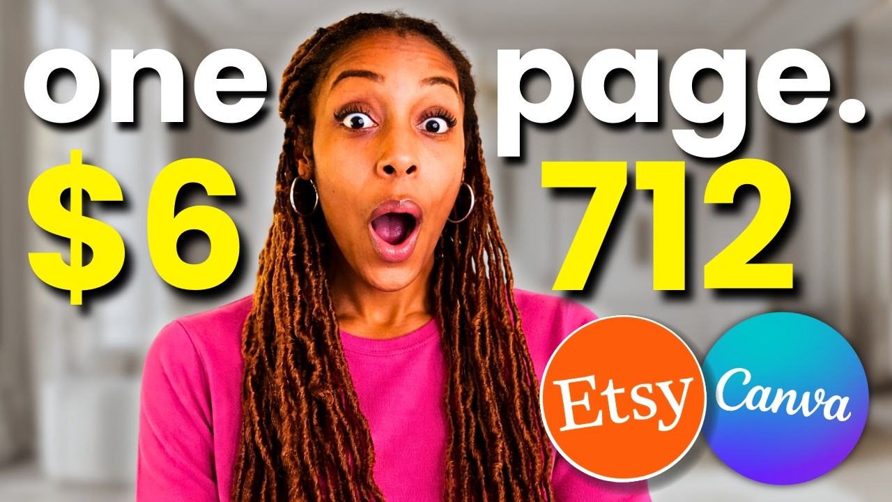 This “SILLY” Etsy Product is Exploding 🤯 | Canva Tutorial (step by step for beginners)