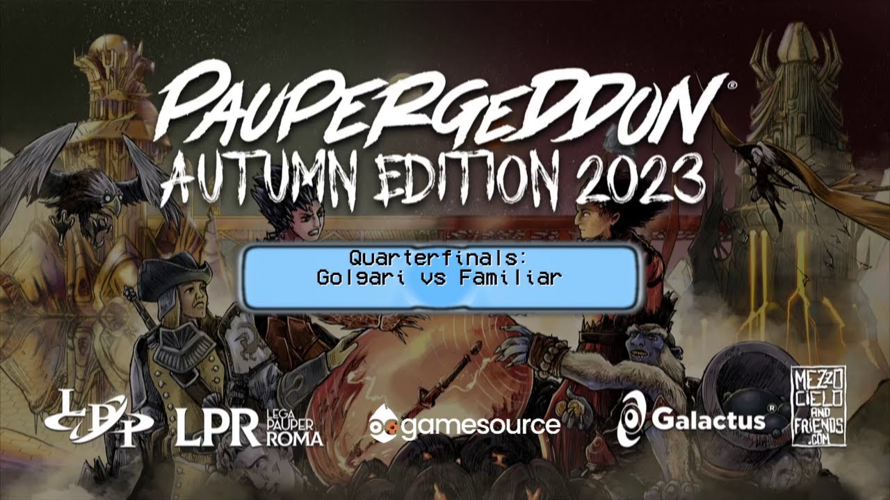 Quarterfinals Paupergeddon Autumn Edition 2023 - Golgari Garden (Loss) vs Azorius Familiar (Moretti)