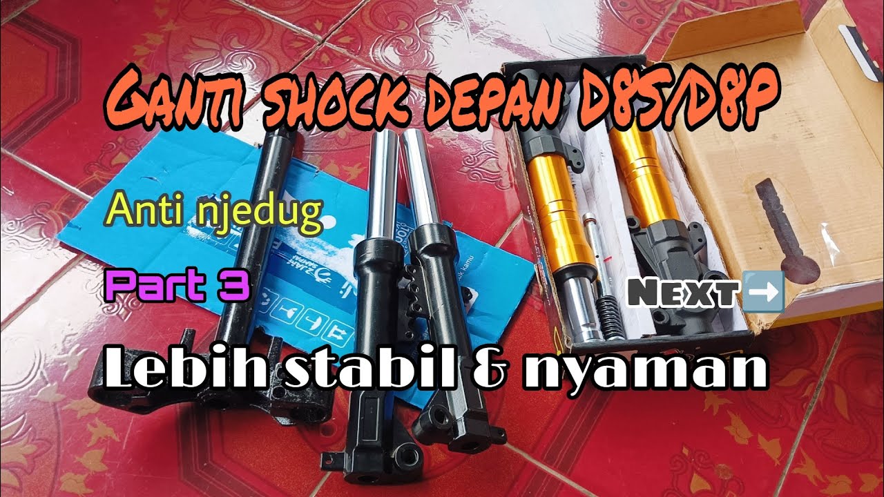 Proses modifikasi T segitiga shock depan D8S/D8P Part 3 #modifikasisepedalistrik