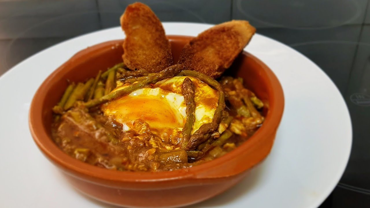 Esparragos ESPARRAGADOS con huevo de mi madre