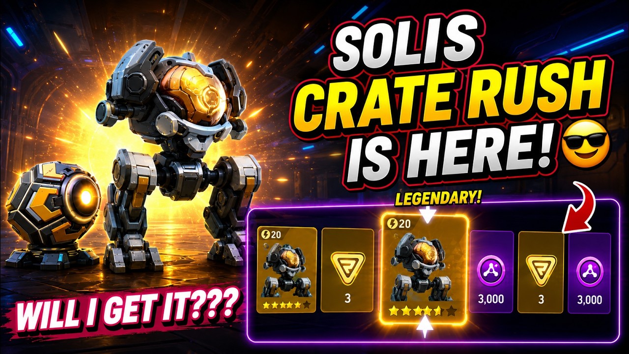 SOLIS IS BACK 1 SPIN LUCK 😱?! I HAD TO TEST IT! 🔥| DID I GET LUCKY? 🍀| Mech Arena