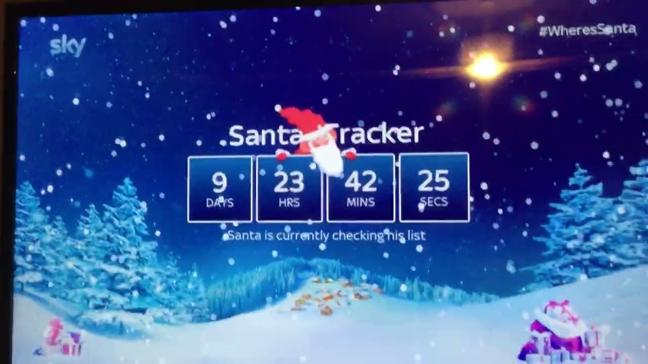 Where’s Santa on sky stream (part 4) #wheressanta