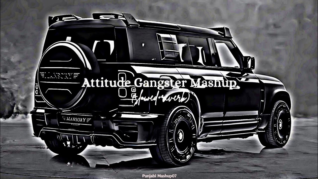 Attitude Gangster Mashup 😈☠️ (Slowed+Reverb) | Remix Gangster Mashup | Non stop Gangster Mashup