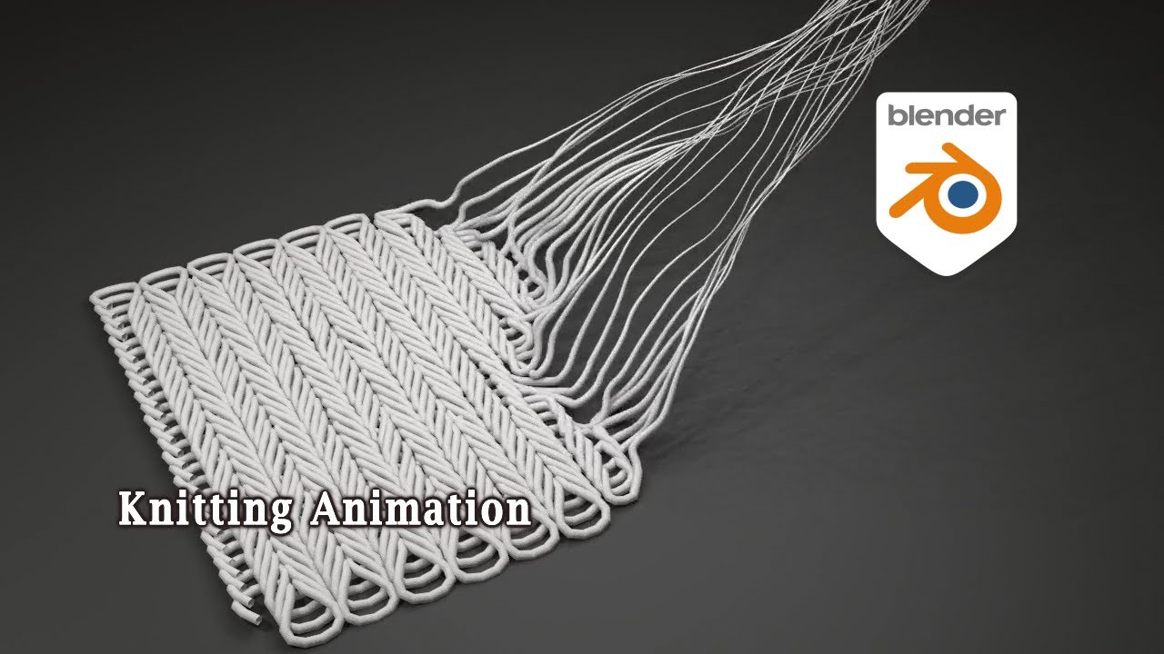 [Tut] Knitting Animation - Blender Geometry Nodes 3.0 Field