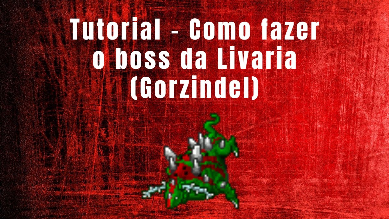 Tibia Tutorial - Como fazer os bosses da Livraria: Gorzindel