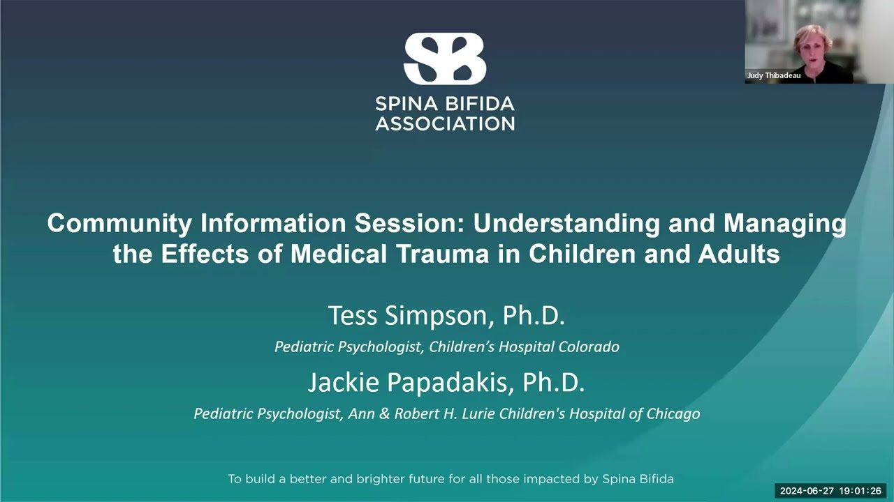 CIS: Understanding & Managing the Effects of Medical Trauma in Children and Adults with Spina Bifida