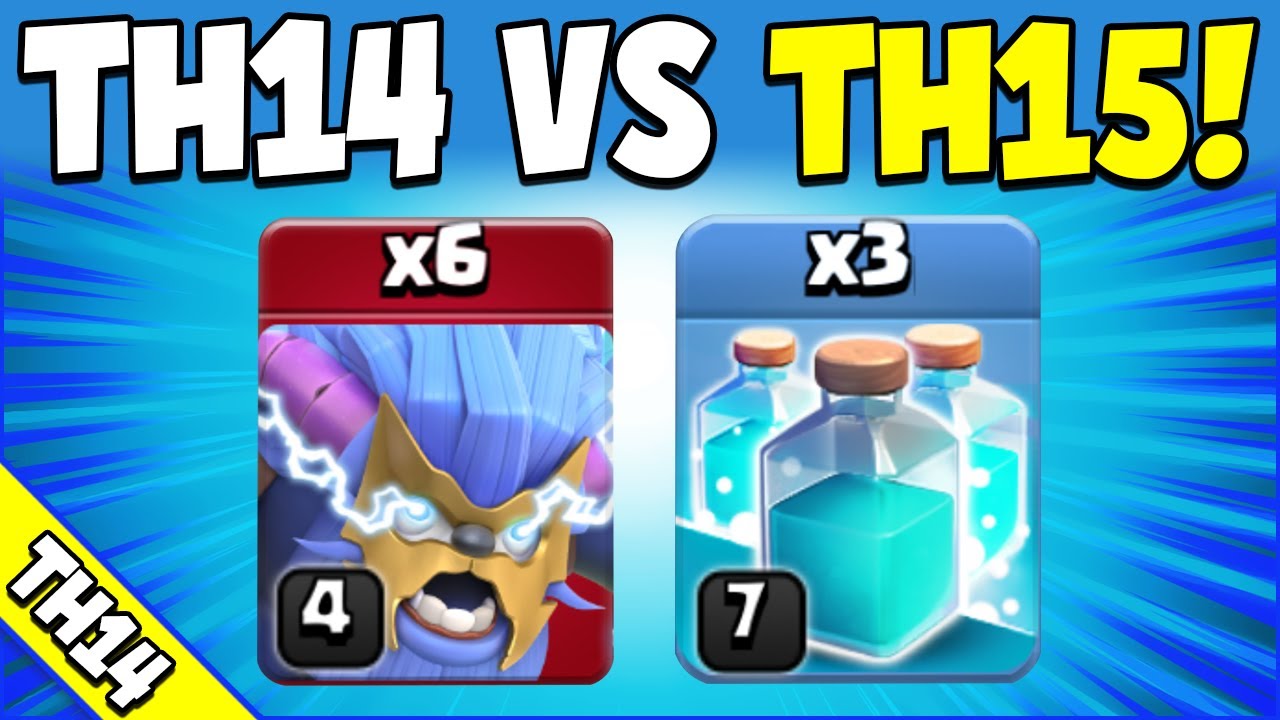 Best TH14 vs TH15 Attack Strategy for 3 STARS! Best TH14 Attack Strategy (Clash of Clans)