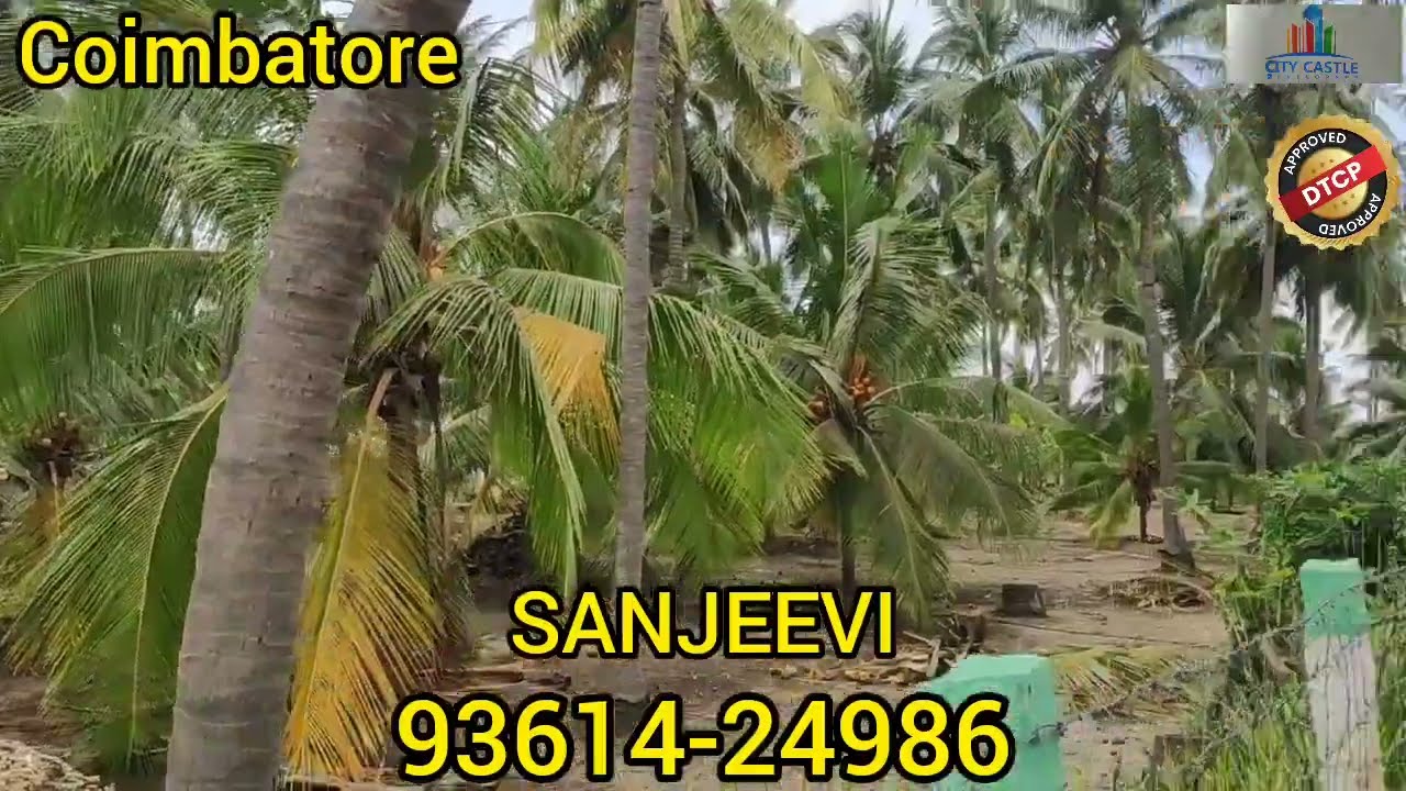 Farm Land ₹6.20Lakhs Coimbatore DTCP Layout Good Amenities #INVESTMENT @towncastles