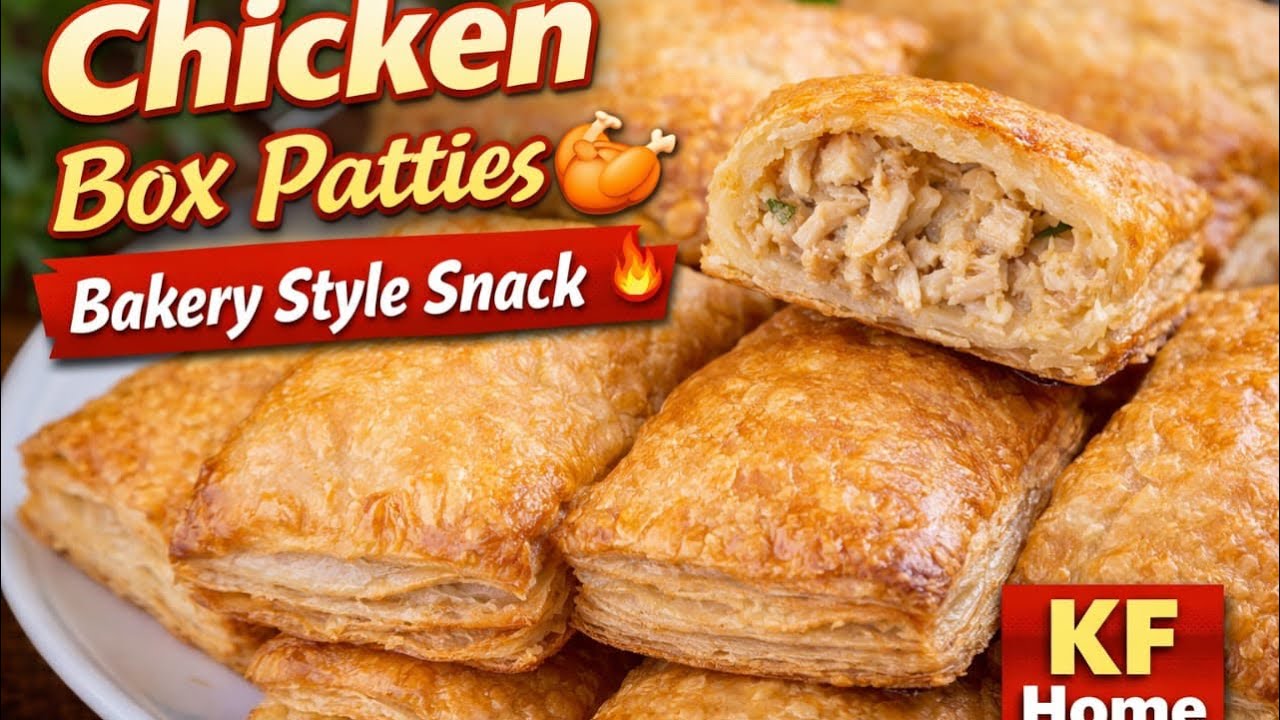 👉 Homemade Chicken Patties 🥟 Bakery Style Recipe