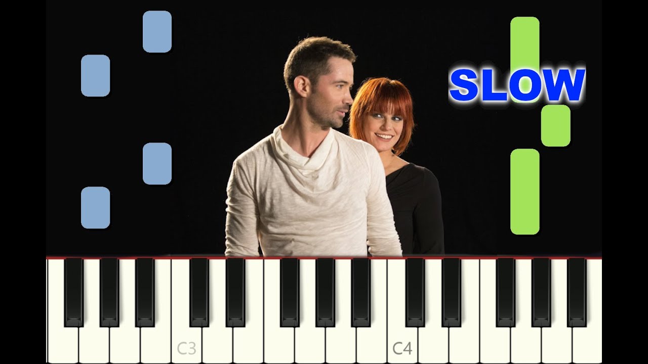 SLOW piano tutorial 