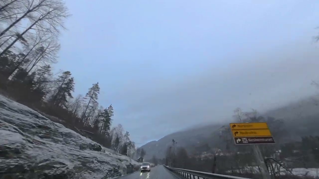 Norway  Relaxation Road Trip .  Voss to Aurland with dave lonergan  Dec 31st 2025 Winter Scenery