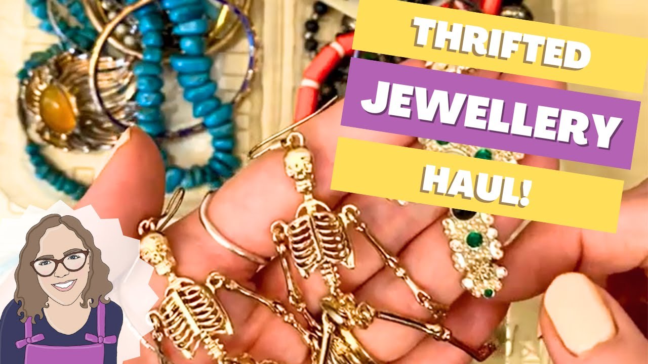 Car Boot Sale Jewellery FAIL 🙈 Check out my Latest Thrifted Vintage Jewelry Haul!