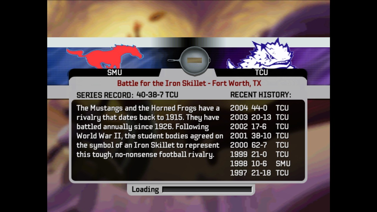 NCAA Football 06 - Rivalry Games - Battle for the Iron Skillet