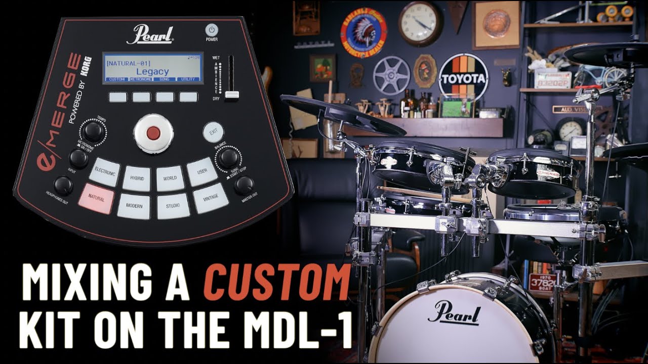 Mixing My Custom Artist Kit on the Pearl e/Merge