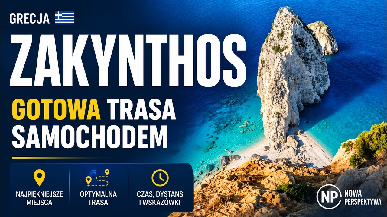 Gotowa trasa samochodem po Zakynthos 4K | Blog & Vlog Trener w terenie #9