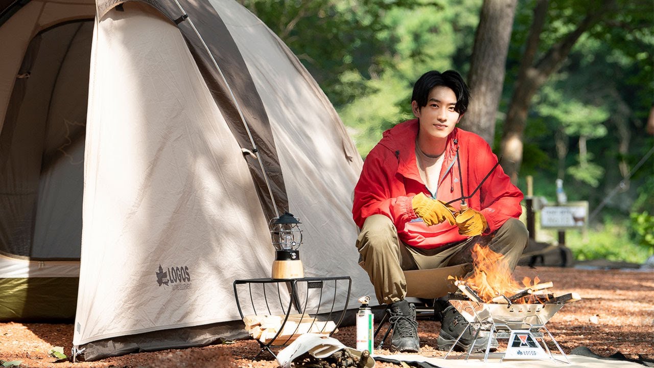 杉野遥亮、初キャンプ体験に密着 | CREA