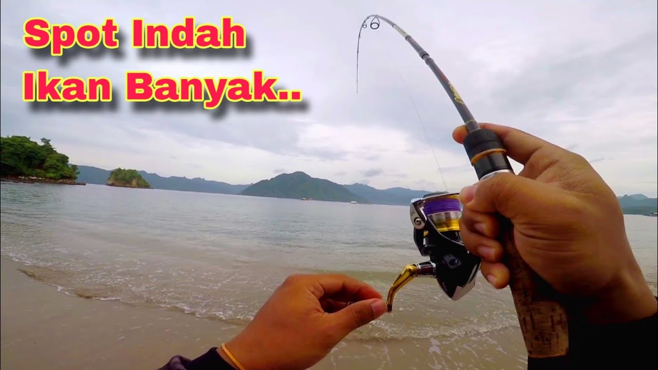 Mancing di teluk Pantai Prigi || Spot mancing indah || Ikan Banyak