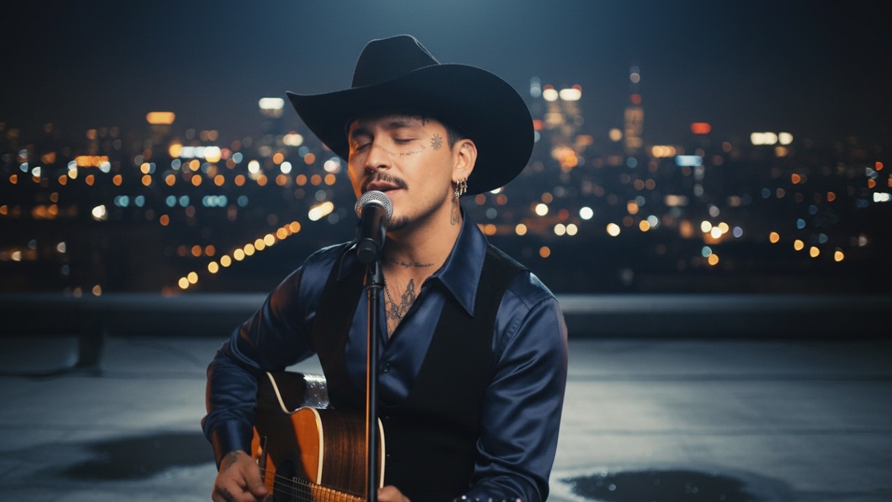 Christian Nodal – Sé Feliz, Lo Mereces | Decirte Adiós También Es Amar 💔🌙 [Videolyric IA]