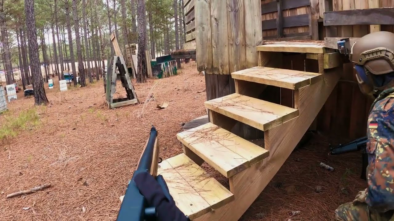 Холодный день в поле - Thompson M1A1 // Видео игрового процесса в страйкболе DropZone 31.01.2026