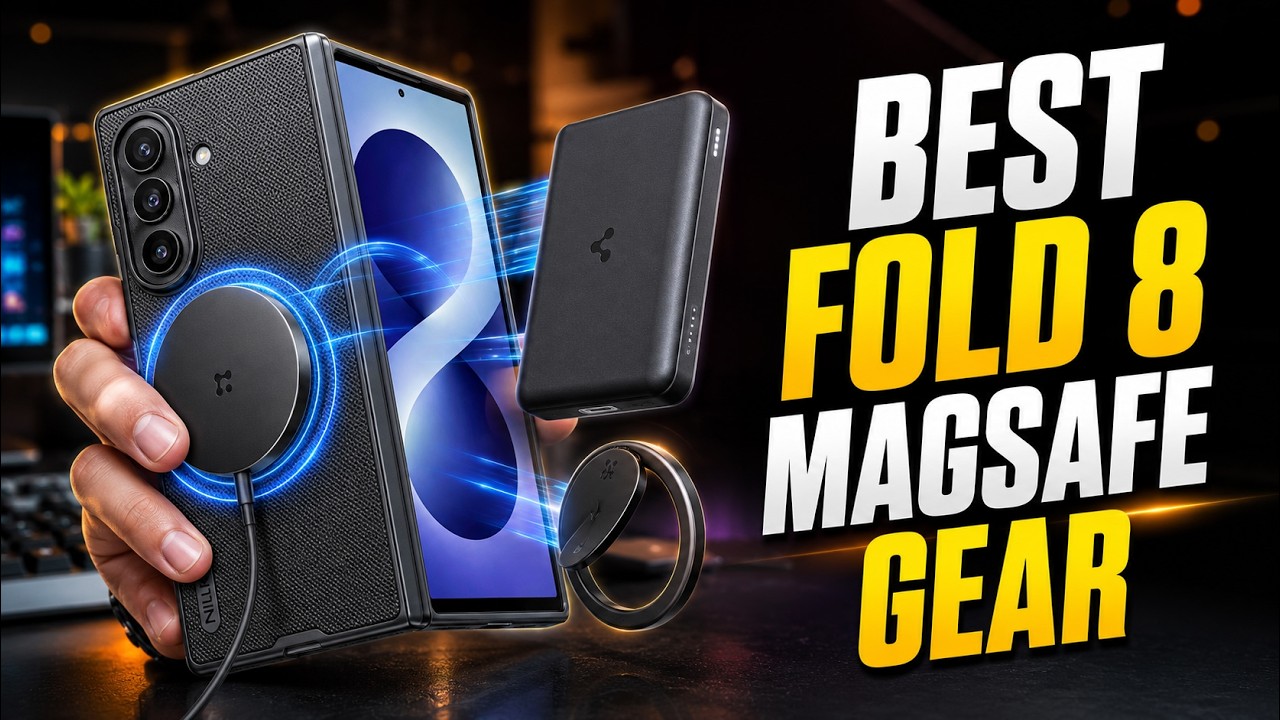 Топ-10 лучших аксессуаров MagSafe для Galaxy Z Fold 8 Ultra!