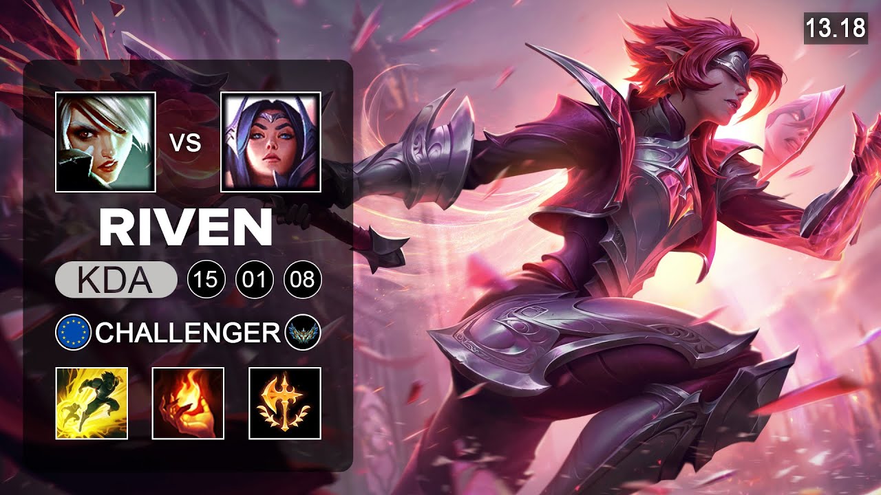 Riven vs Irelia Top - EUW Challenger - Patch 13.18 Season 13
