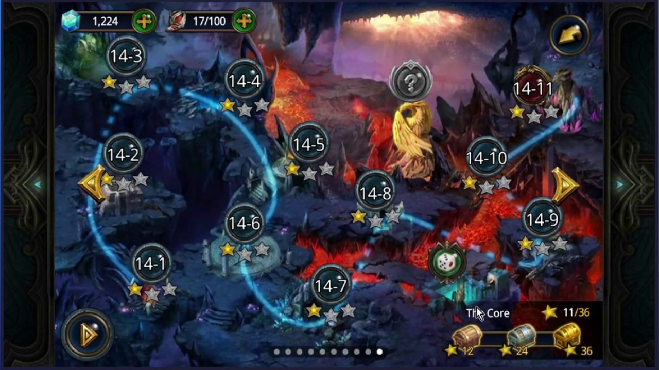 Deck Heroes - Maps 14-8 to 14-11 with F2P Armageddon and Warlock NO PARAGON
