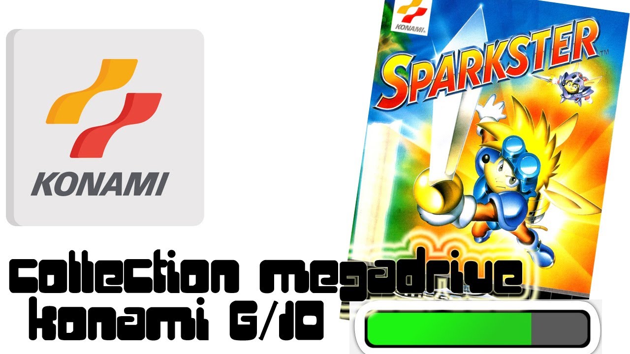Sparkster Megadrive, collection Konami 1994.